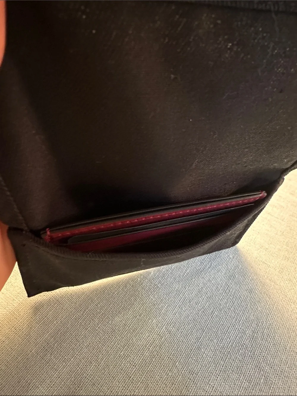 Cartier red leather